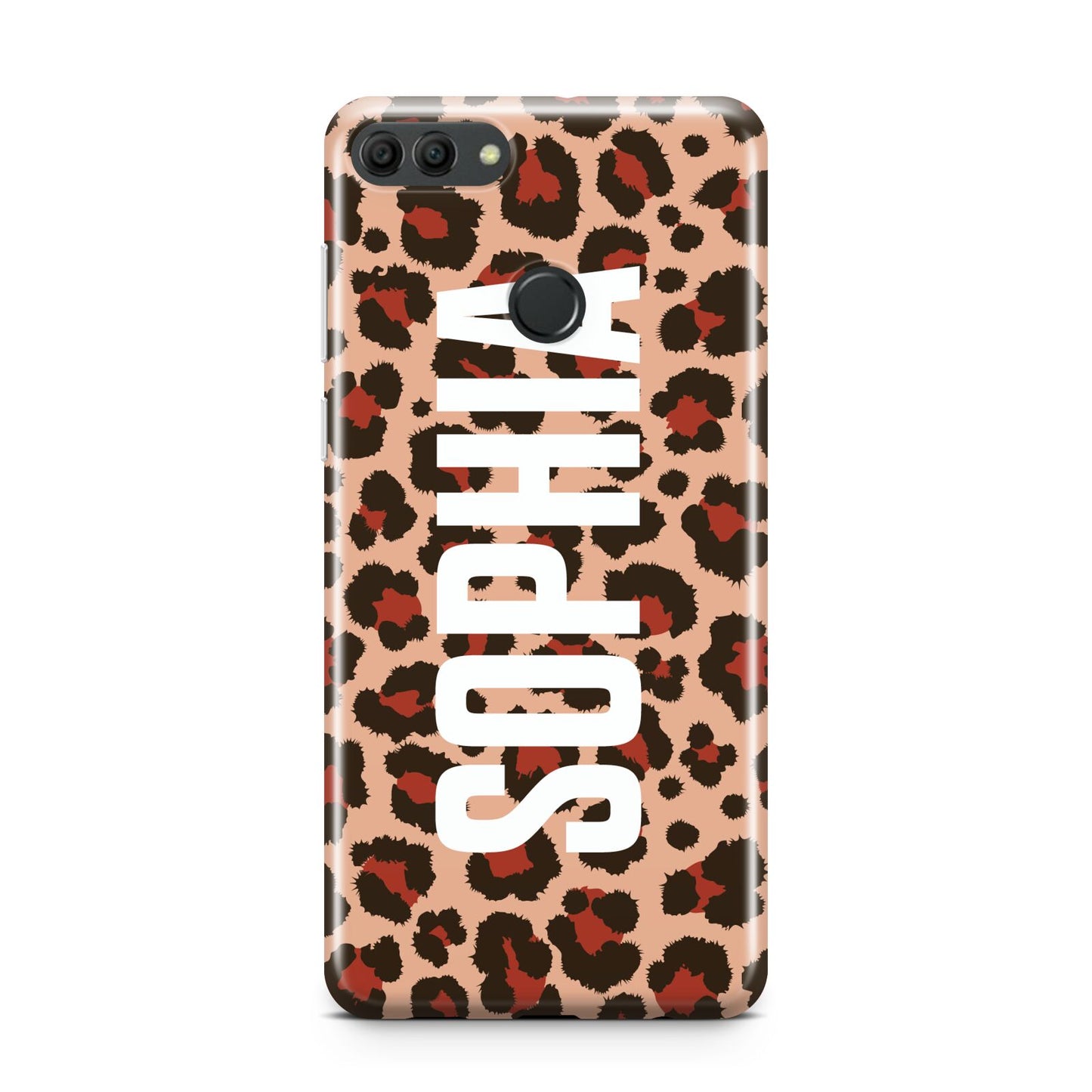 Personalised Leopard Print Name Huawei Y9 2018