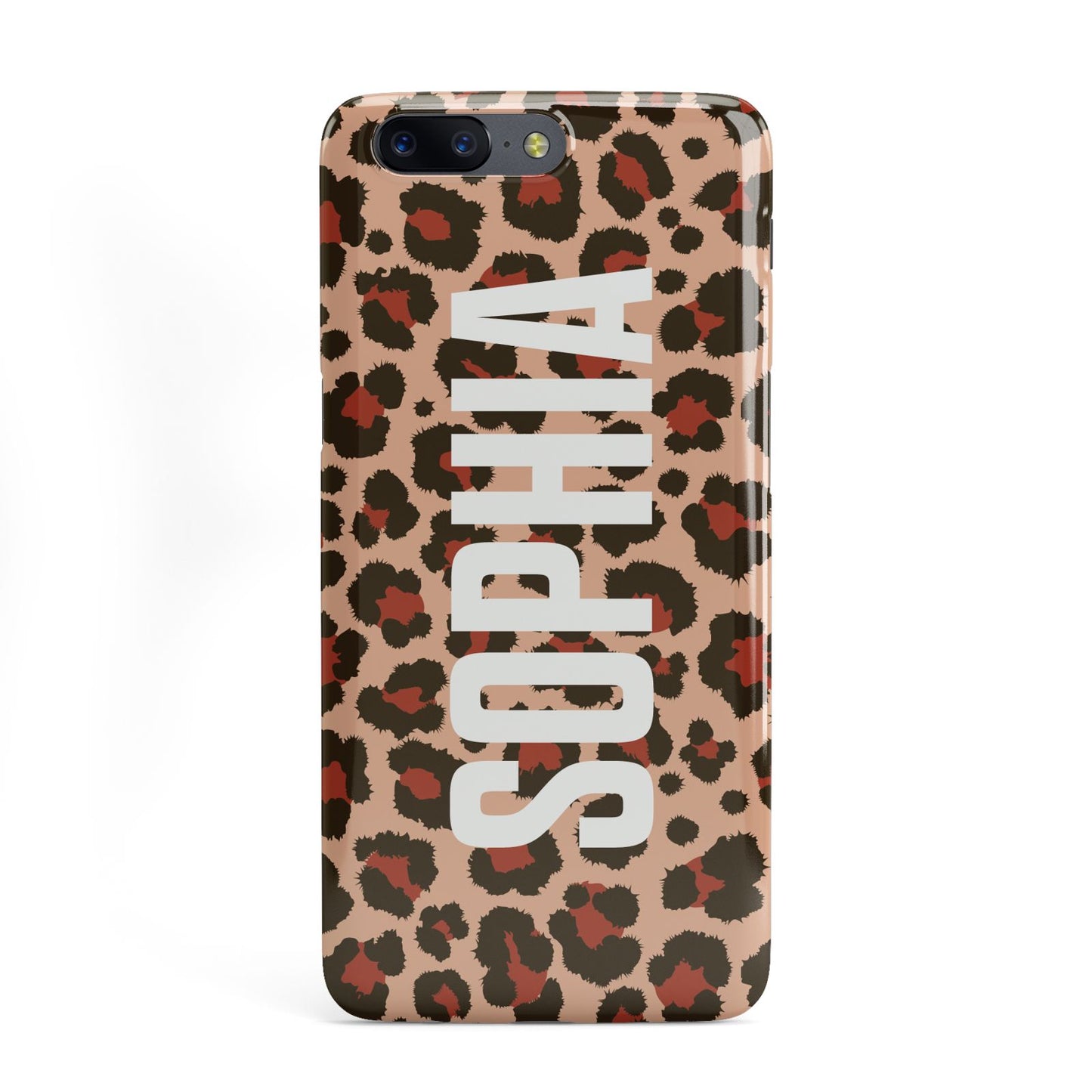 Personalised Leopard Print Name OnePlus Case
