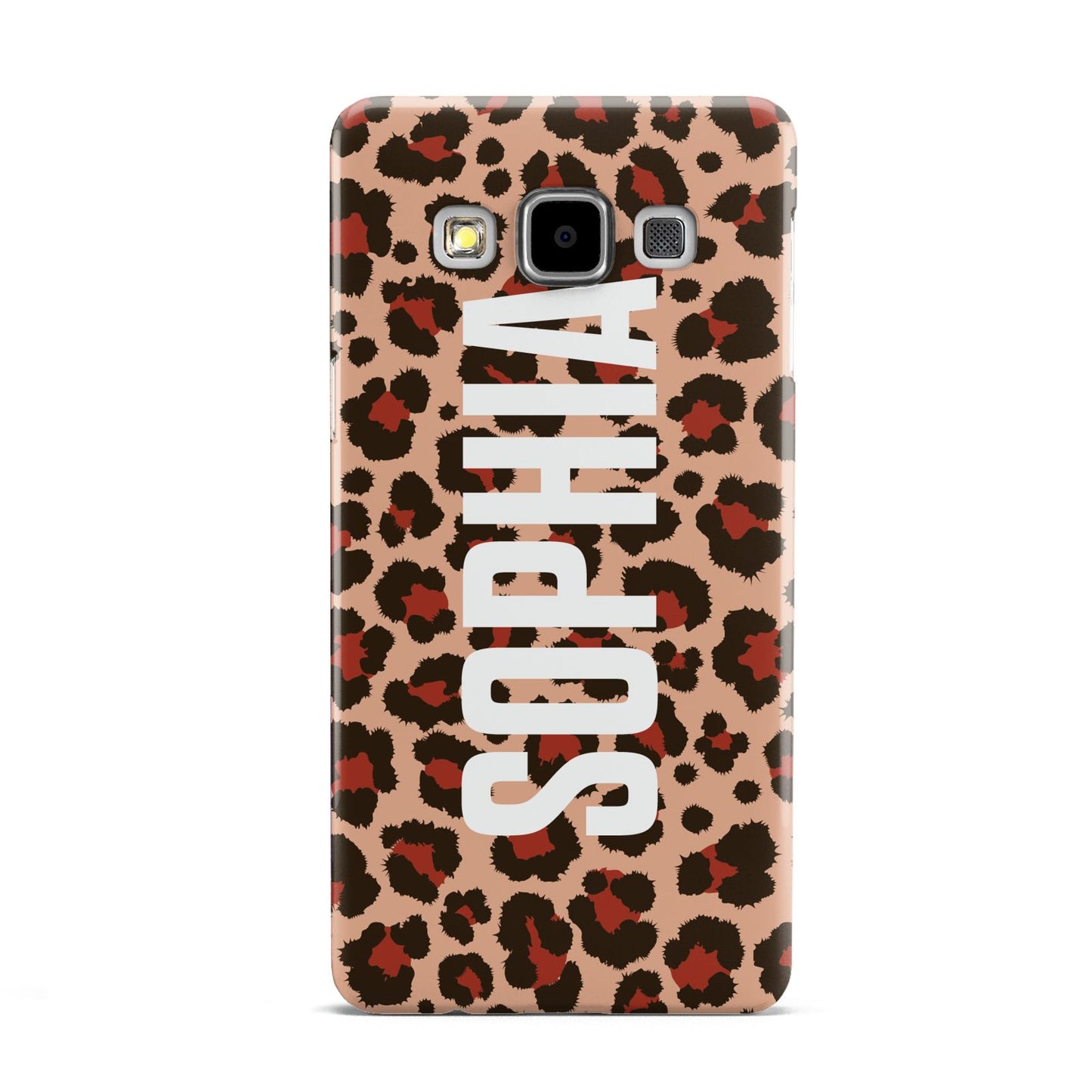 Personalised Leopard Print Name Samsung Galaxy A5 Case