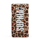 Personalised Leopard Print Name Samsung Galaxy A7 2015 Case