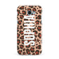 Personalised Leopard Print Name Samsung Galaxy A7 2017 Case