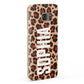 Personalised Leopard Print Name Samsung Galaxy Case Fourty Five Degrees