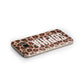 Personalised Leopard Print Name Samsung Galaxy Case Side Close Up