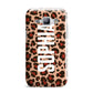 Personalised Leopard Print Name Samsung Galaxy J1 2015 Case