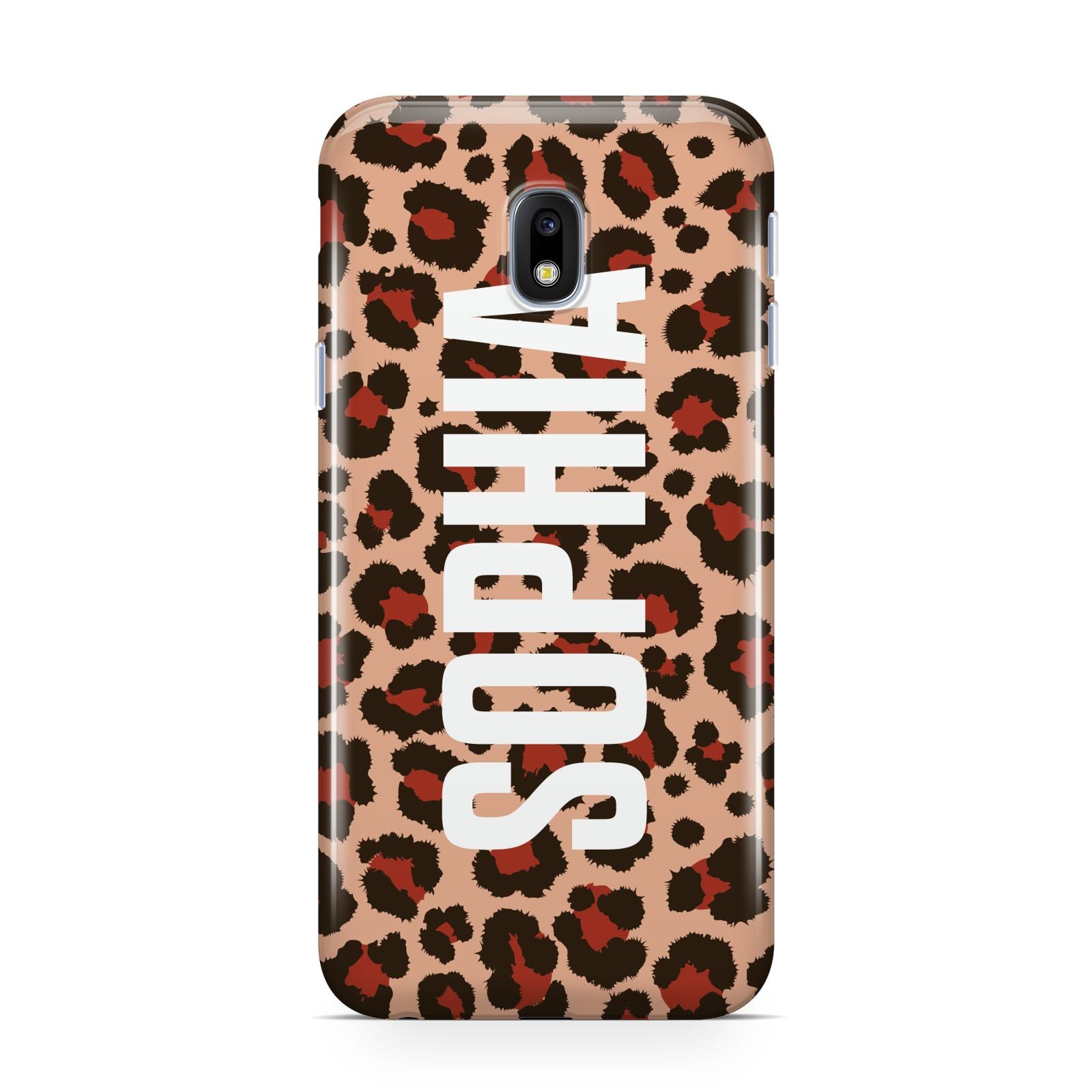 Personalised Leopard Print Name Samsung Galaxy J3 2017 Case