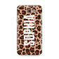 Personalised Leopard Print Name Samsung Galaxy J7 2017 Case