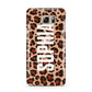 Personalised Leopard Print Name Samsung Galaxy Note 5 Case