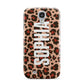 Personalised Leopard Print Name Samsung Galaxy S4 Case