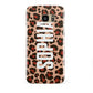 Personalised Leopard Print Name Samsung Galaxy S7 Edge Case