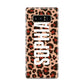 Personalised Leopard Print Name Samsung Galaxy S8 Case