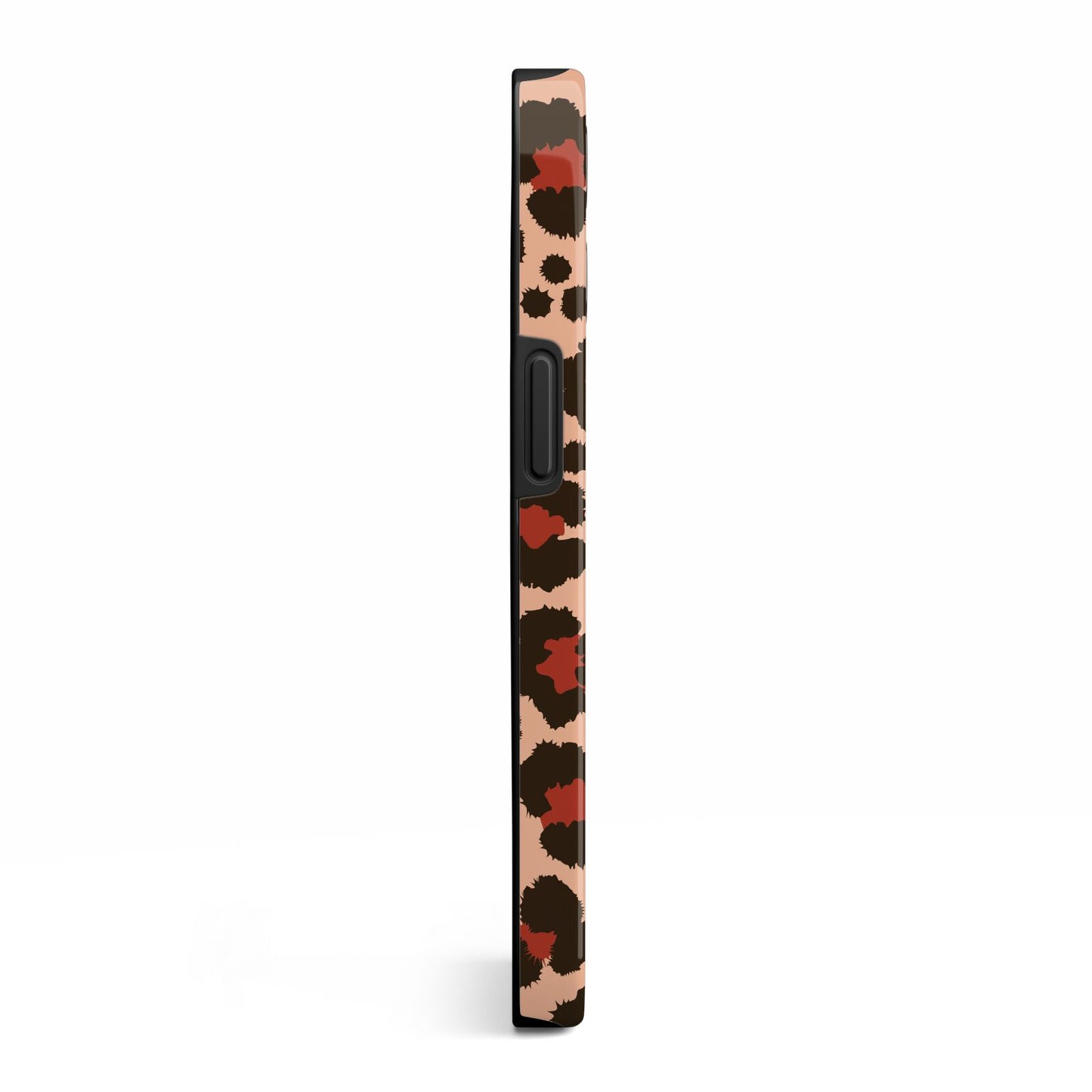 Personalised Leopard Print Name iPhone 13 Pro Side Image 3D Tough Case