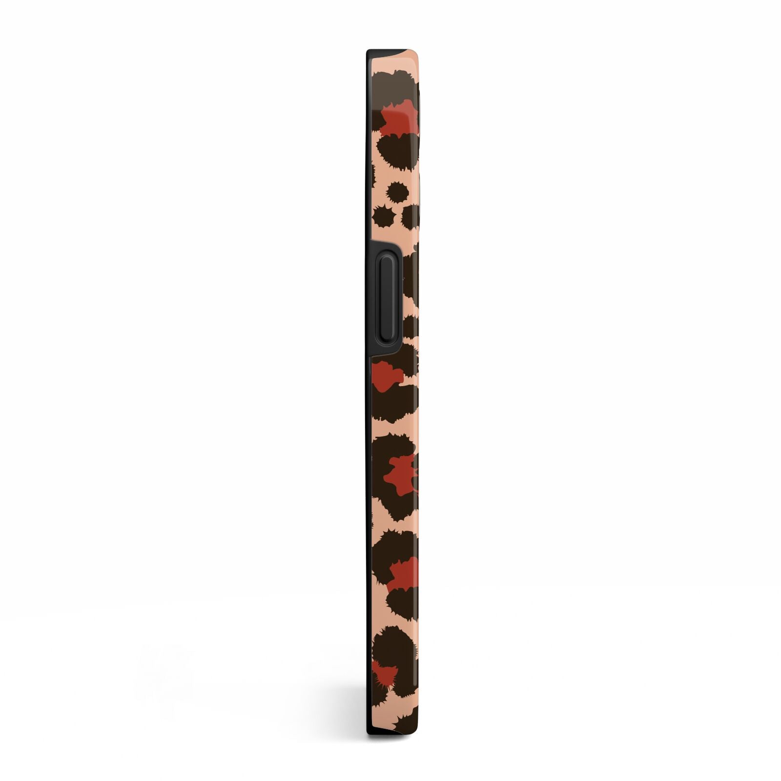 Personalised Leopard Print Name iPhone 13 Pro Side Image 3D Tough Case