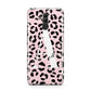 Personalised Leopard Print Pink Black Huawei Mate 20 Lite
