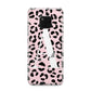 Personalised Leopard Print Pink Black Huawei Mate 20 Pro Phone Case