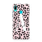 Personalised Leopard Print Pink Black Huawei P Smart 2019 Case