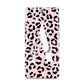 Personalised Leopard Print Pink Black Huawei P10 Phone Case
