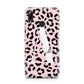 Personalised Leopard Print Pink Black Huawei Y7 2019