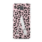 Personalised Leopard Print Pink Black Samsung Galaxy Alpha Case