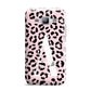 Personalised Leopard Print Pink Black Samsung Galaxy J1 2015 Case