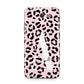 Personalised Leopard Print Pink Black Samsung Galaxy J7 2017 Case