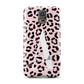 Personalised Leopard Print Pink Black Samsung Galaxy S5 Case