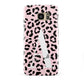 Personalised Leopard Print Pink Black Samsung Galaxy S7 Edge Case