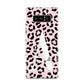 Personalised Leopard Print Pink Black Samsung Galaxy S8 Case