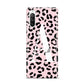 Personalised Leopard Print Pink Black Sony Xperia 10 III Case