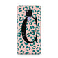 Personalised Leopard Print Pink Green Huawei Mate 20X Phone Case