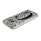 Personalised Leopard Print Pink Green Samsung Galaxy Case Top Cutout