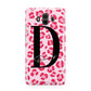 Personalised Leopard Print Pink Red Huawei Mate 10 Protective Phone Case
