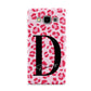 Personalised Leopard Print Pink Red Samsung Galaxy A5 Case