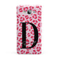 Personalised Leopard Print Pink Red Samsung Galaxy A7 2015 Case