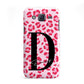 Personalised Leopard Print Pink Red Samsung Galaxy J5 Case
