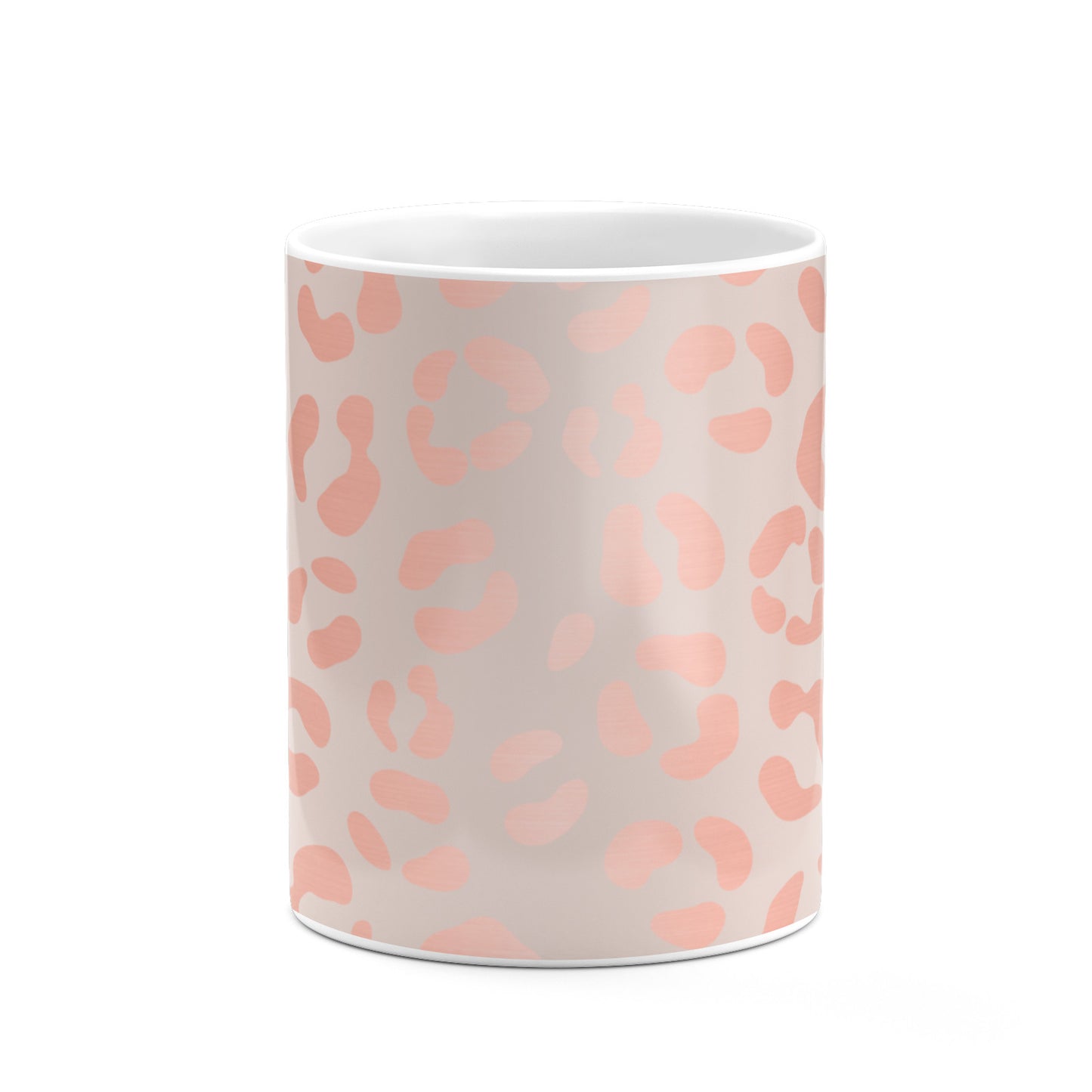 Personalised Leopard Print Rose Gold 10oz Mug Alternative Image 7