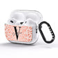 Personalised Leopard Print Rose Gold AirPods Pro Glitter Case Side Image