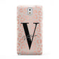 Personalised Leopard Print Rose Gold Samsung Galaxy Note 3 Case
