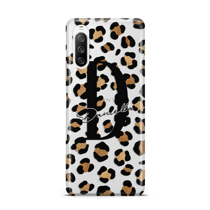 Personalised Leopard Print Sony Xperia 10 III Case