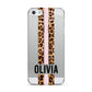 Personalised Leopard Print Stripe Apple iPhone 5 Case