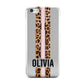 Personalised Leopard Print Stripe Apple iPhone 5c Case