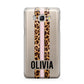 Personalised Leopard Print Stripe Samsung Galaxy J5 2016 Case