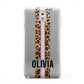 Personalised Leopard Print Stripe Samsung Galaxy Note 3 Case
