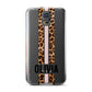 Personalised Leopard Print Stripe Samsung Galaxy S5 Case