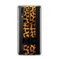 Personalised Leopard Print Stripes Initials Huawei P20 Phone Case