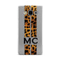 Personalised Leopard Print Stripes Initials Samsung Galaxy A5 Case