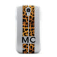 Personalised Leopard Print Stripes Initials Samsung Galaxy S4 Case
