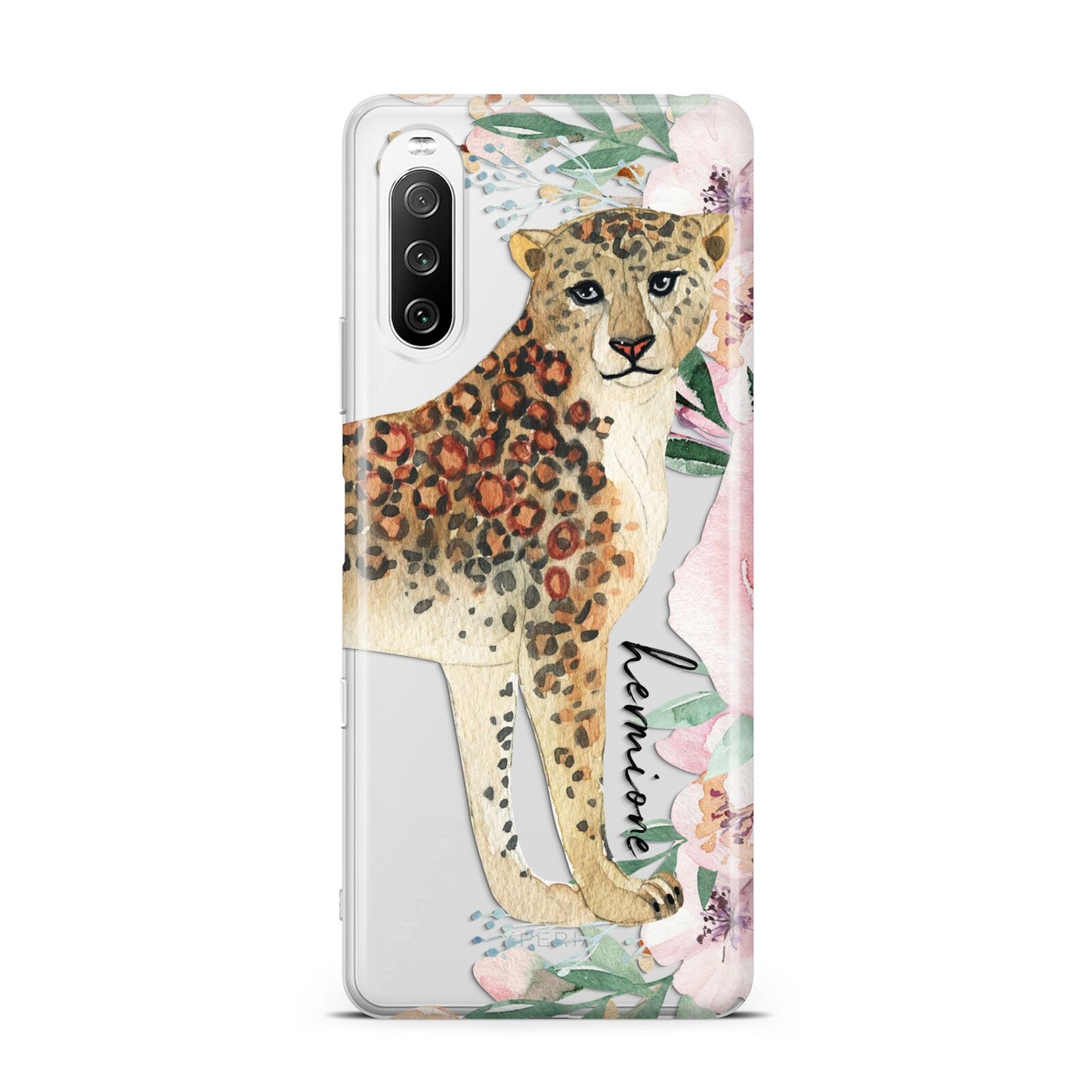 Personalised Leopard Sony Xperia 10 III Case
