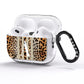 Personalised Leopard Stripes AirPods Pro Glitter Case Side Image