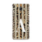 Personalised Leopard Stripes Samsung Galaxy A3 2016 Case on gold phone