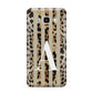 Personalised Leopard Stripes Samsung Galaxy J7 2016 Case on gold phone